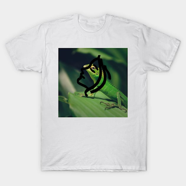 Contrasting Harmony: T-Shirt by Abstract Gallery